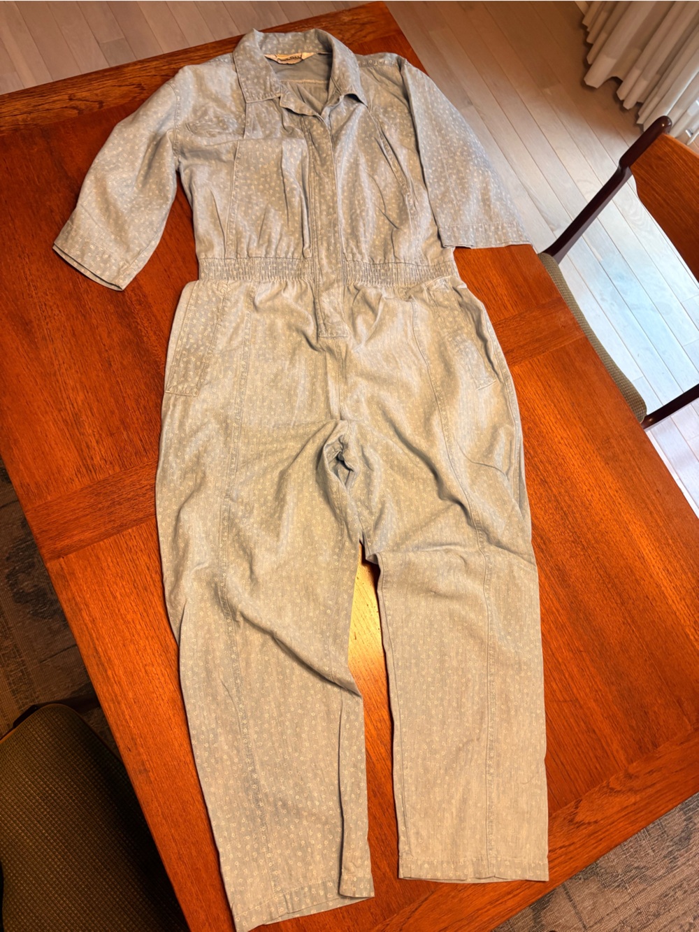 Diane Von Furstenberg Light Denim Jumpsuit